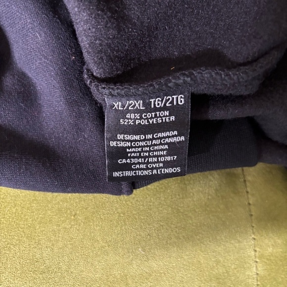 NWT Brunette the Label oversized XL/2XL crewneck black sweatshirt - Picture 6 of 10